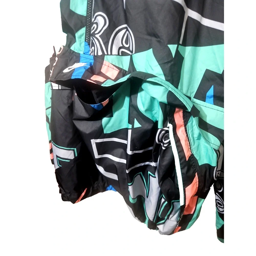 Nike Men’s Hooded Windbreaker All Over Print Jacket Size XL AQ0584-010